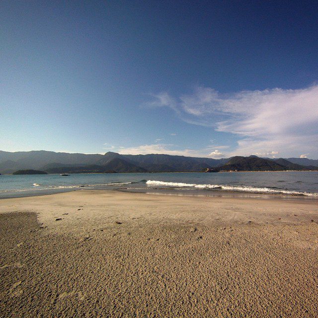 View of the mainland from Tamandua.